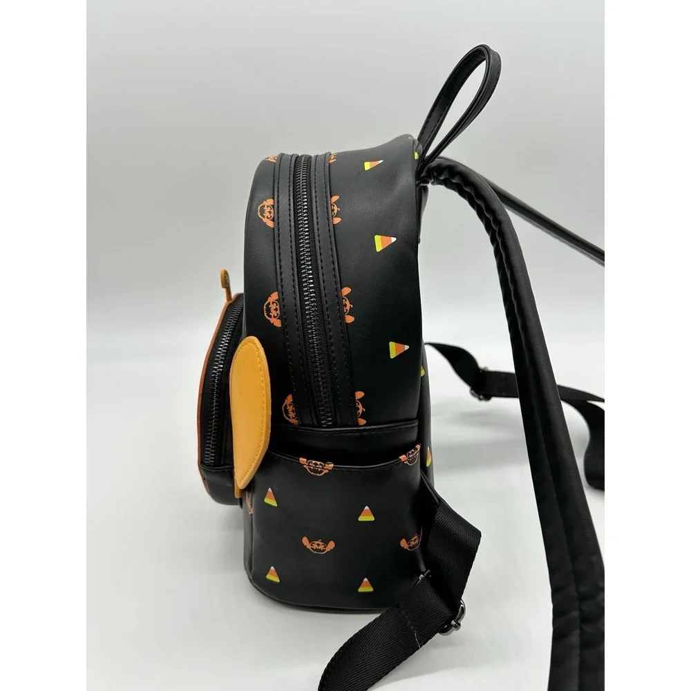 Disney Loungefly Boxlunch Exclusive Stitch Jack-o'-Lantern Pumpkin Mini Backpack